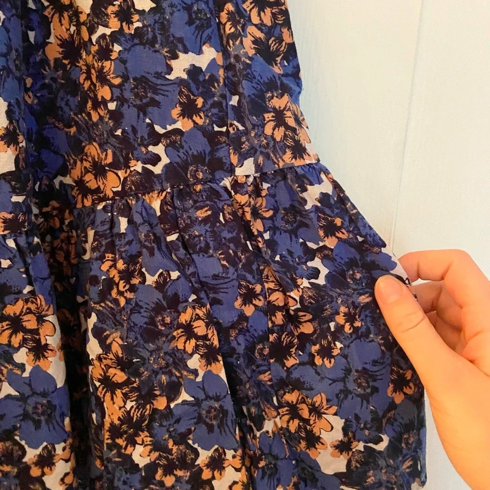 Free People Pattern Play Floral Mini Dress